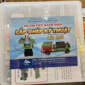 Bộ chi tiết mạch điện lắp ghép kỹ thuật Lớp 4&5 Hoàng Ngân